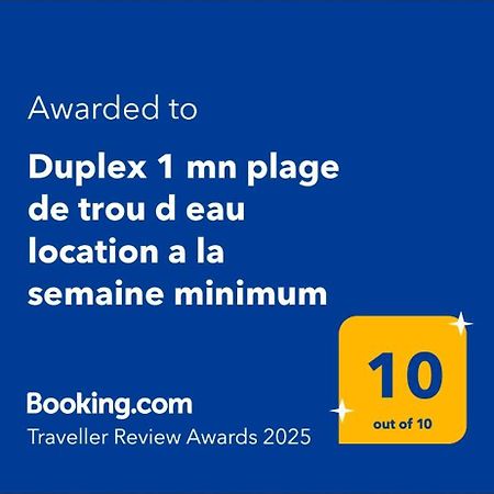 Duplex 1 Mn Plage De Trou D Eau Location A La Semaine Minimum La Saline Le Bains Buitenkant foto